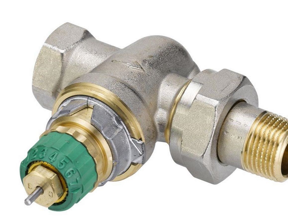 Danfoss RA-DV 10 dynamic radiator valve straight 3/8""