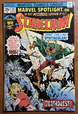 SCARECROW Marvel Spotlight Comics No. 26 Feb 1976 Death Waters River Styx FN