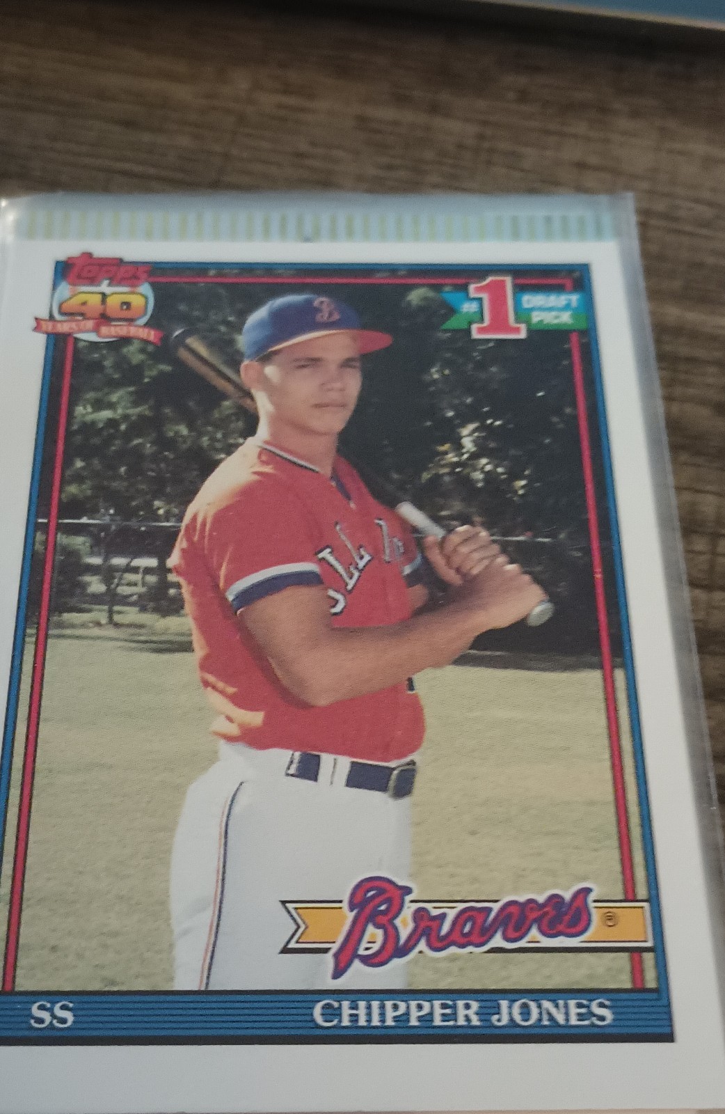 1991 Topps - Chipper Jones #333 (RC)