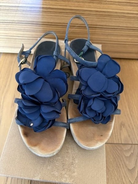 Women Unisa Heels Navy Leather 36