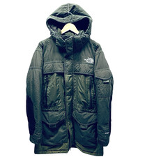 The North Face HyVent piumino parka giacca uomo verde medio con cappuccio Y2K cappotto