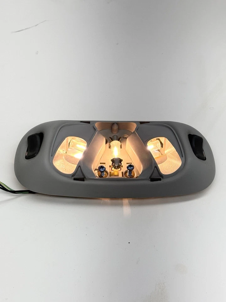 1997-2004 FORD F150 F250 F350 EXCURSION SUPERDUTY ROOF DOME LIGHT MAP Lt GRAY #1 - Image 2 of 4