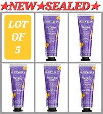 SEALED Burt's Bees Lavender Honey Hand Cream With Shea Butter LOT OF 5 TUBES