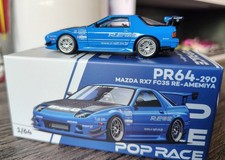 Pop Race Mazda Rx-7 Fc3s Re Amemiya - Blue 164 Scale Diecast Car Pr640290