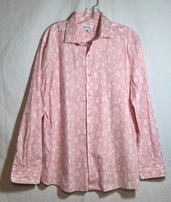 Bar lll Shirt Mens Size L 16- 16/12 Button Up Slim Fit Stretch Casual Pink