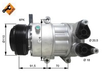 NRF 32812 Kompressor Klimaanlage FüR Ford,Volvo 12V VS16 PAG 46