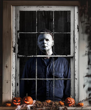 Halloween Horror Window and Door Cover, Scary Decoration for Home Party