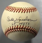 Bud Harrelson Signed National League Baseball Autograph 69 Mets Inscription