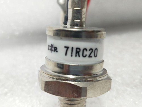 NEW🆕 IR 7IRC20 STUD MOUNT THYRISTOR DIODE SEMICONDUCTOR 20A RECTIFIER TUBE - Afbeelding 7 van 8