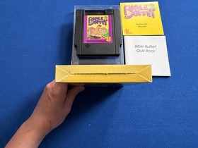 Bible Buffet 1993 NES Nintendo 100% CIB Complete RARE Wisdom Tree Nr-MINT