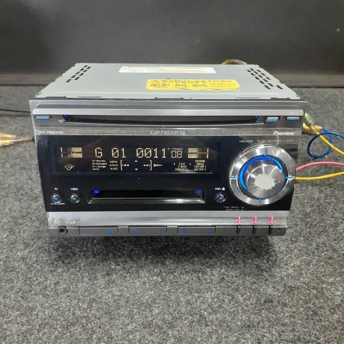 carrozzeria FH-P520MD 2DIN CD MD Player Vintage Car Stereo