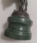 Vintage Bronze Sculpture Of The Water Bearer By August Moreau, Marble Base, Copy — photo 8