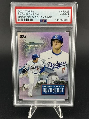 2024 Topps Shohei Ohtani Home Field Advantage PSA 8 Dodgers