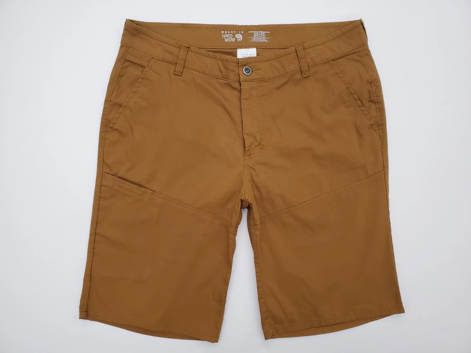 Mountain Hardwear AP Shorts OM7225 Mens 33 Brown Hiking Climbing Knife Pocket