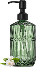 18 Oz Green Soap Dispenser with Black Rust Proof Pump