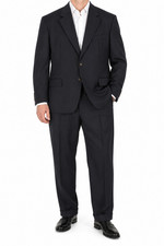 SUITSUPPLY Men Suit Washington Notch Lapel HL UK46R 130S Wool Extra Slim 2in1