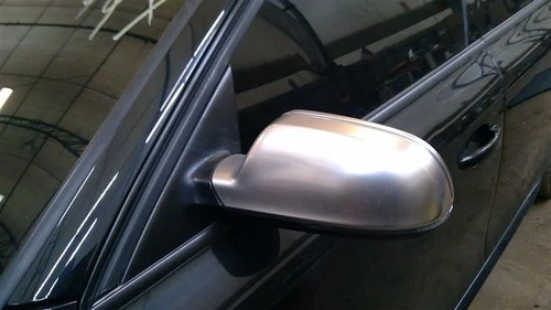 Driver Side View Mirror Power Aluminum Finish Fits 10-16 AUDI S4 5746493