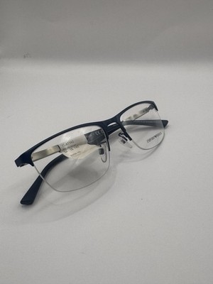 Emporio Armxani 1142 Semi -Rimless  3018 - Blue 56 [] 18-145 Eyeglasses Frame
