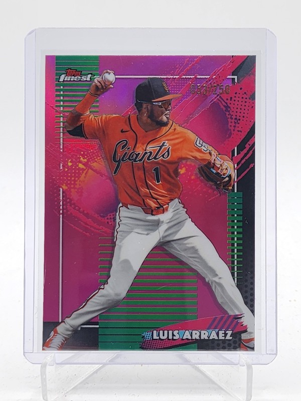 LUIS ARRAEZ 2026 TOPPS FINEST RARE PINK REFRACTOR /250 #260 GIANTS Q6230
