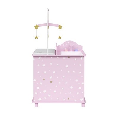 Twinkle Stars Princess Baby Doll Changing Station with Storage