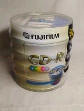 FujiFilm CD-R 50 Pack COLOR Discs – 700MB 80min 48x – Unopened Spindle Tower