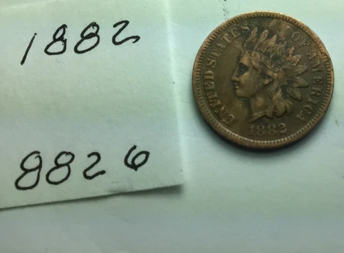 1882 Indian Head Penny; Good condition #882-6