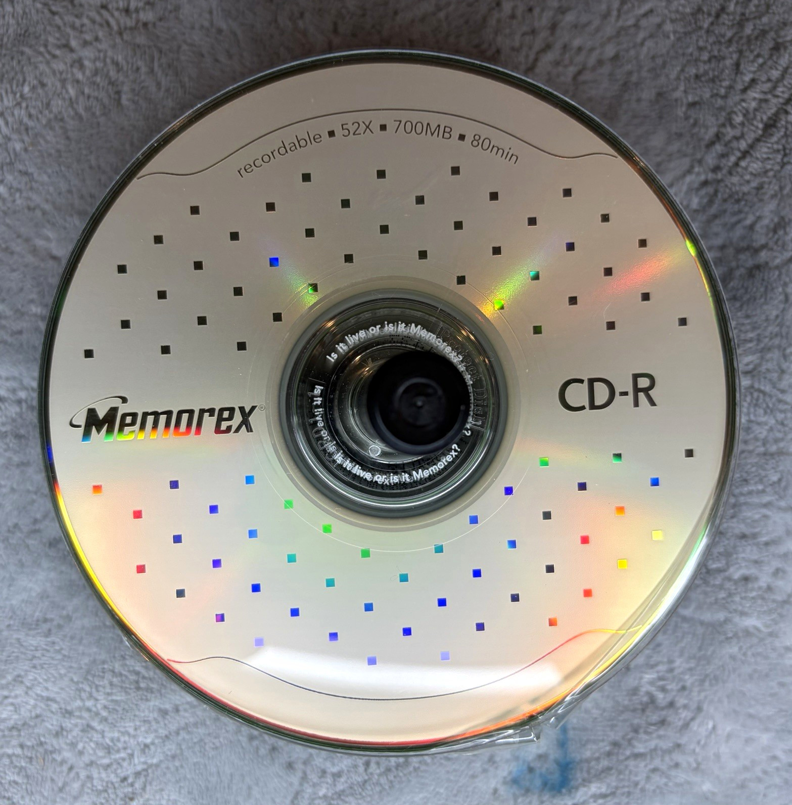Memorex CD-R Blank Discs 52X 700MB 80 Min 30 Pack Spindle Open Box Unused