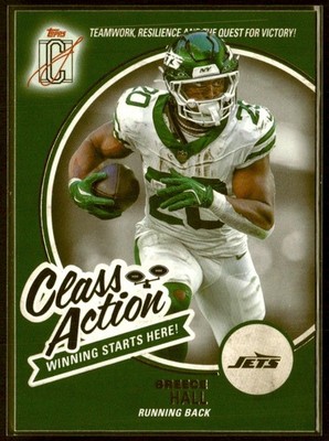 2025 Topps Signature Class #CA-19 Breece Hall Class Action