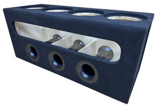 Custom Ported Sub Box Subwoofer Enclosure for 4 8" Subs - Plexiglass - BIRCH PLY