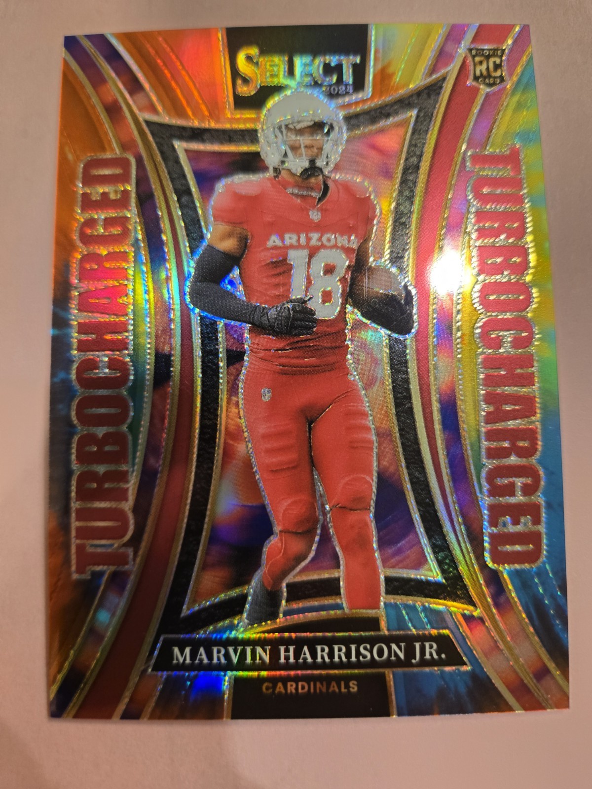 2024 Panini Select Marvin Harrison Jr.  TurboCharged TieDye Jersey Match 18/25!