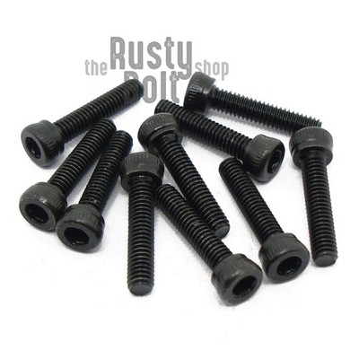 M2.5 x 12mm, Socket Head Cap Screws, 12.9 Steel, Black