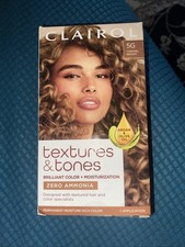 Clairol Textures  Tones 5G Caramel Brown Permanent Hair Color  NEW