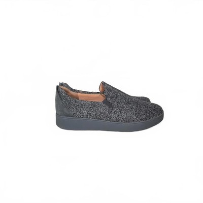 FitFlop Women's Rally Slip-On Merino Wool Gray Size US 10