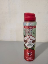 Old Spice Oasis Antiperspirant Deodorant Dry Spray with Vanilla 4.3 NEW Exp 8/26