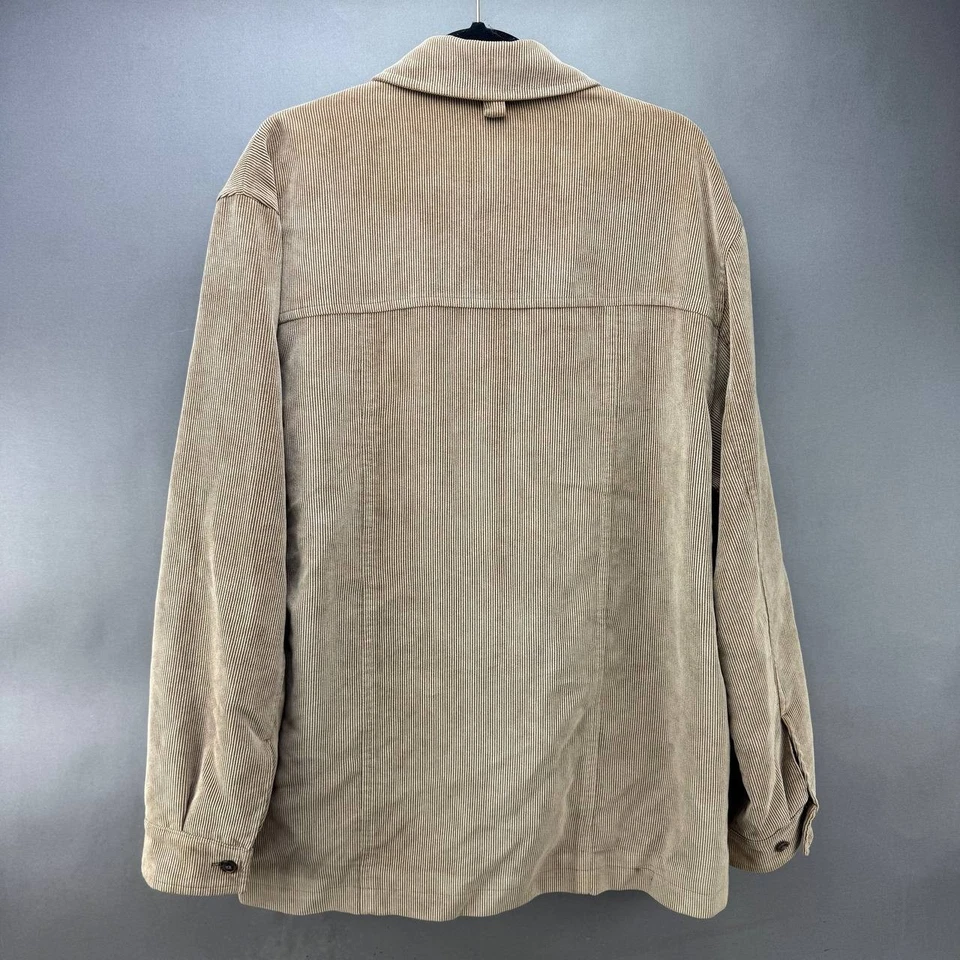 Мужская коричневая желтовато-коричневая вельветовая куртка Newport Harbor размер L - Изображение 2 из 4