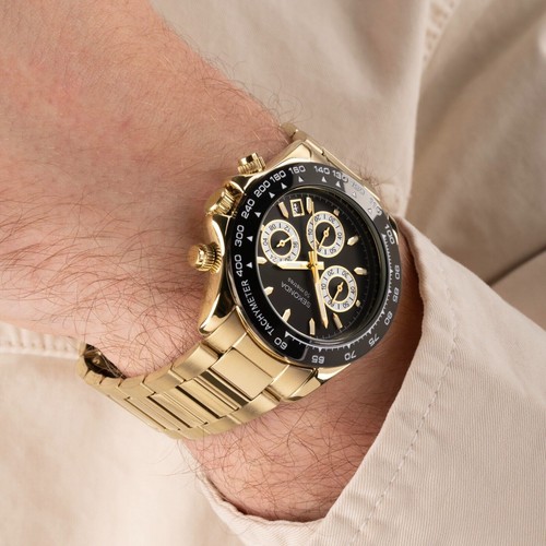 Sekonda Circuit Gents Chronograph Watch with Gold Strap Model 30203.205 £84.99 - Picture 8 of 9