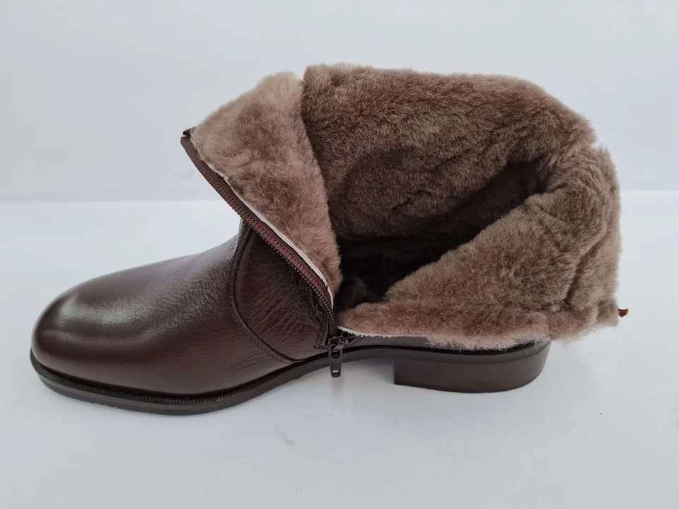 Fontana-Varese Herren Stiefelette aus Matterhornleder mit Wollfutter - MAR (braun - Bild 3 von 4