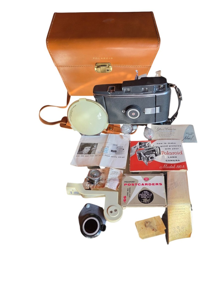 Vintage Polaroid land camera 110A Pathfinder with case Light And