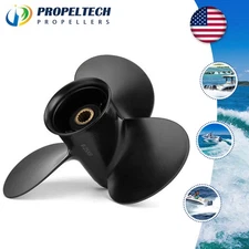 9.25 x 10 Boat Propeller fit Tohatsu Boat Motor 9.9-20HP 14 Tooth | 3BAB64521-1