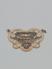 Steampunk Style Superman Necklace Emblem