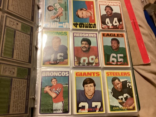 1972 Topps Football Near Complete Set of Series 1&2 (206 / 263 cards) Most EX - Picture 9 of 23