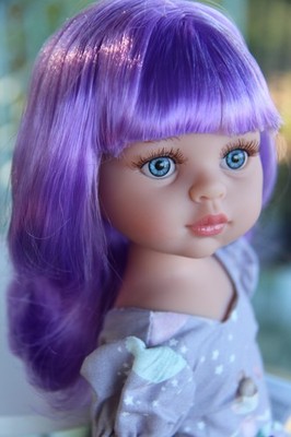 Paola Reina Funky Lila 32cm Doll 04538 Purple Hair Las Amigas NEW