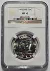 1966 SMS KENNEDY HALF DOLLAR 50C NGC MS 67 Certified Coin