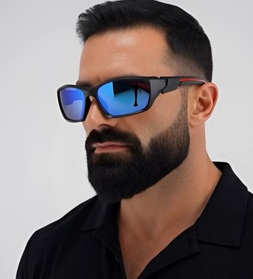 Gafas De Sol Lentes Para Humbres Nuevo Polarized Sunglasses Men Wrap Around New
