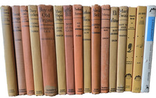 Childhood of Famous Americans Set of 16 Bobbs-Merrill Hardback Orange Covers