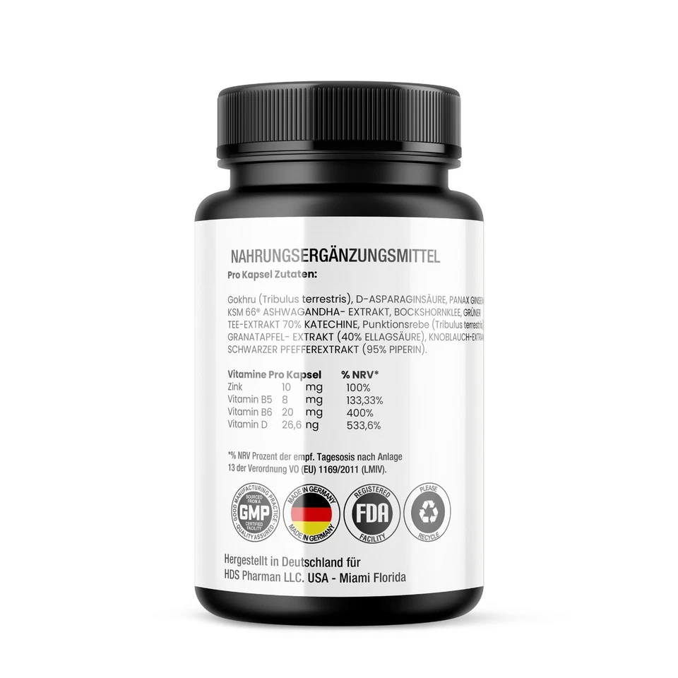 2 x Testo TesO Vegan Full für Energie & Vitalität – Mit Zink & Kräuterextrakten - Bild 2 von 3