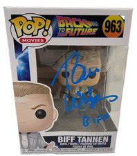 Tom Wilson Signed Biff Funko Back to the Future Autograph Beckett Witness