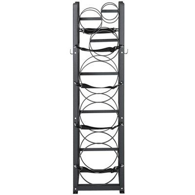 Uimoso Refrigerant Tank Rack 3 x 30lbs and 3 Small Tanks Cylinder Tank Rack