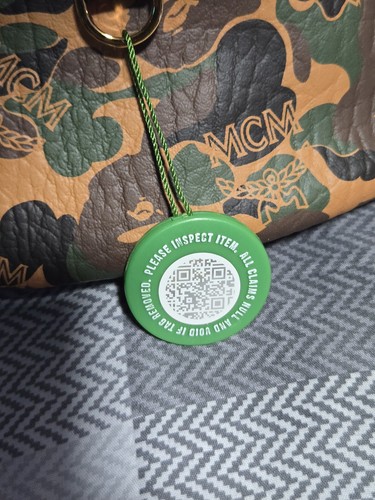 100% Authentic MCM x BAPE Stark Belt Bag Medium Visetos Camo (Brand New) - Picture 6 of 11