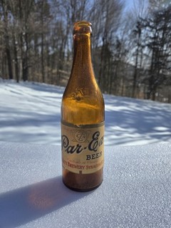 Rare Pre Prohibition Par Ex Beer Bottle Zetts Brewery Syracuse NY Antique Amber
